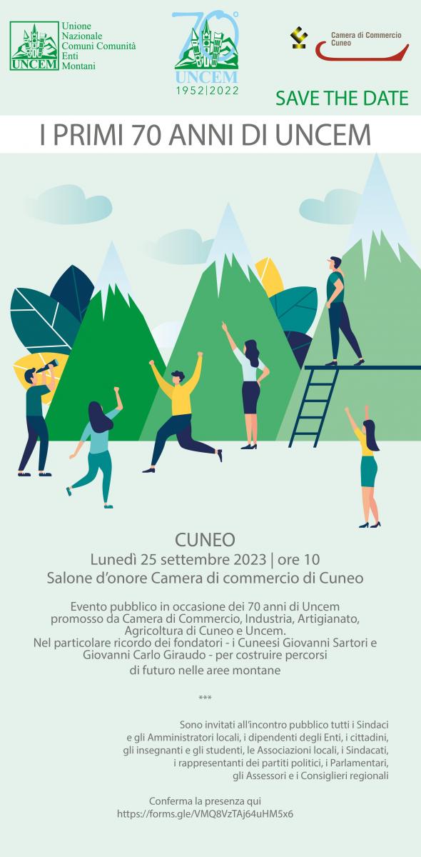 I primi 70 anni di Uncem